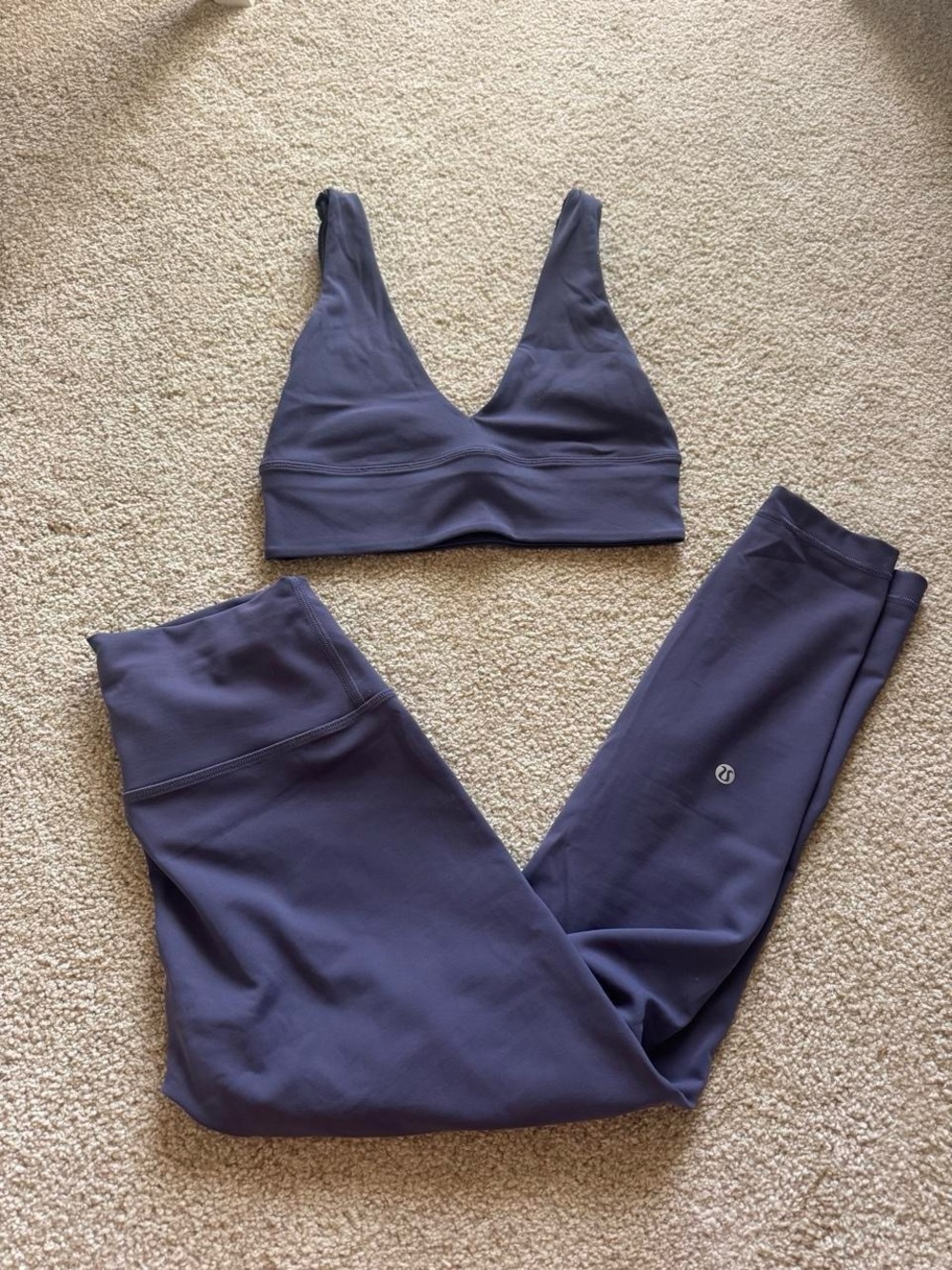 lululemon athletica Violet Sports Bralette and Leggings Set